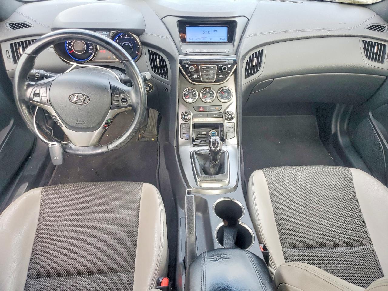 2015 Hyundai Genesis Coupe 3.8l Gray vin: KMHHT6KJ5FU129934