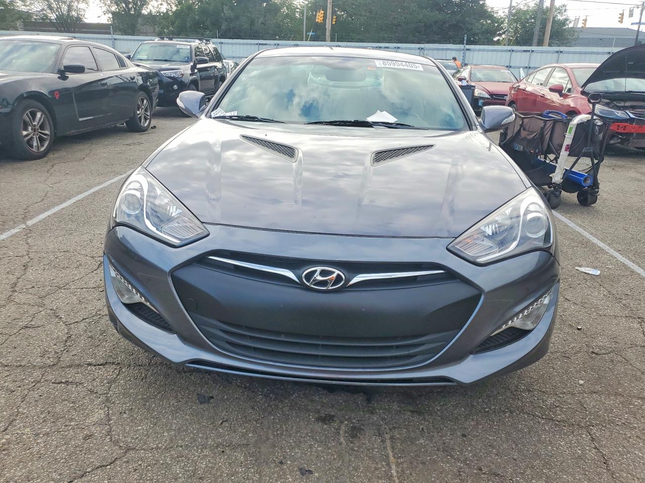 2015 Hyundai Genesis Coupe 3.8l Gray vin: KMHHT6KJ5FU129934