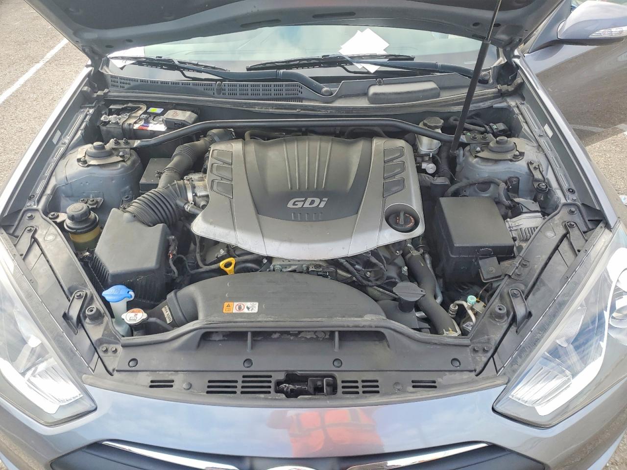 2015 Hyundai Genesis Coupe 3.8l Gray vin: KMHHT6KJ5FU129934