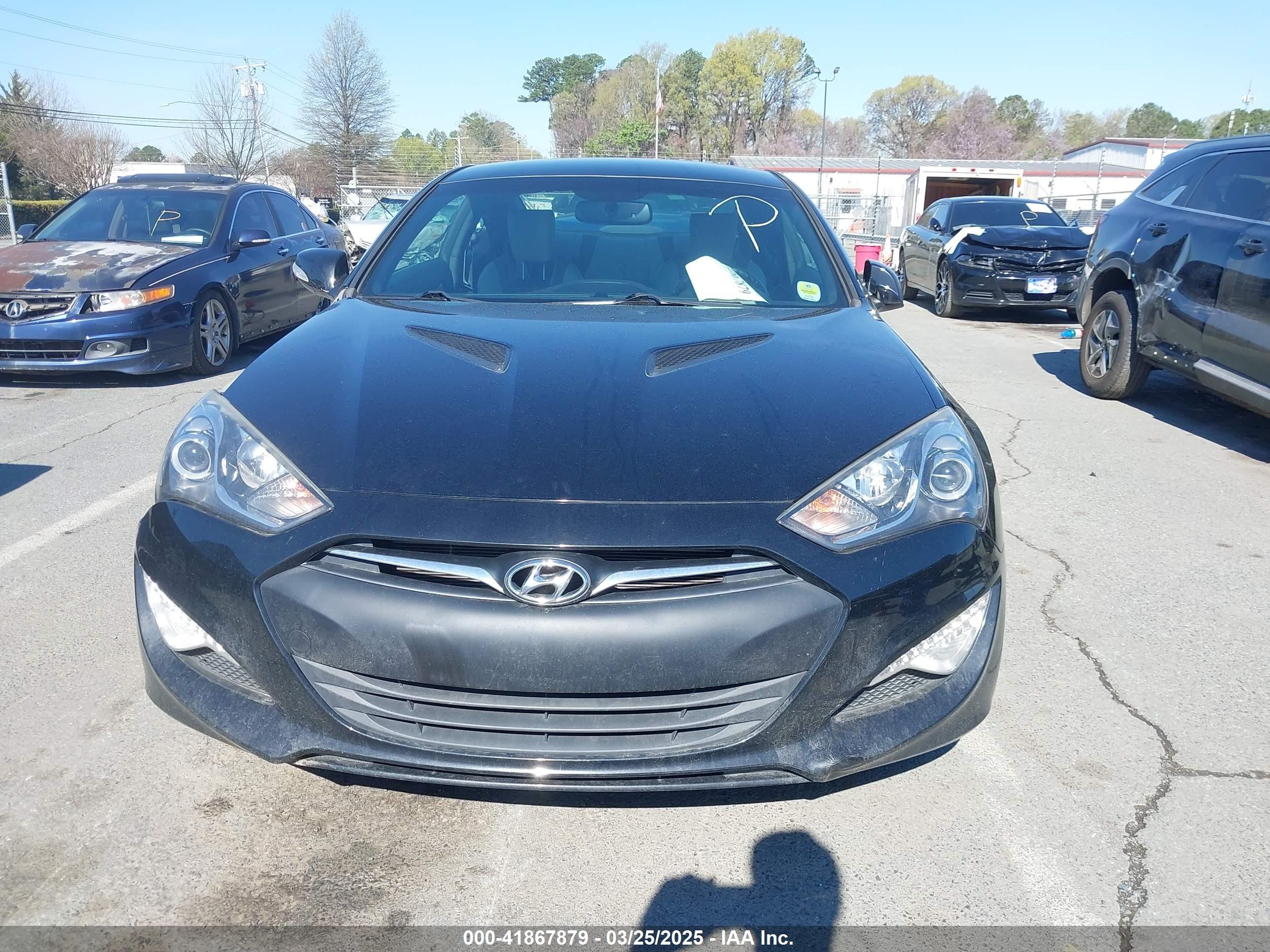 2015 Hyundai Genesis 3.8 Base Black vin: KMHHT6KJ7FU126999