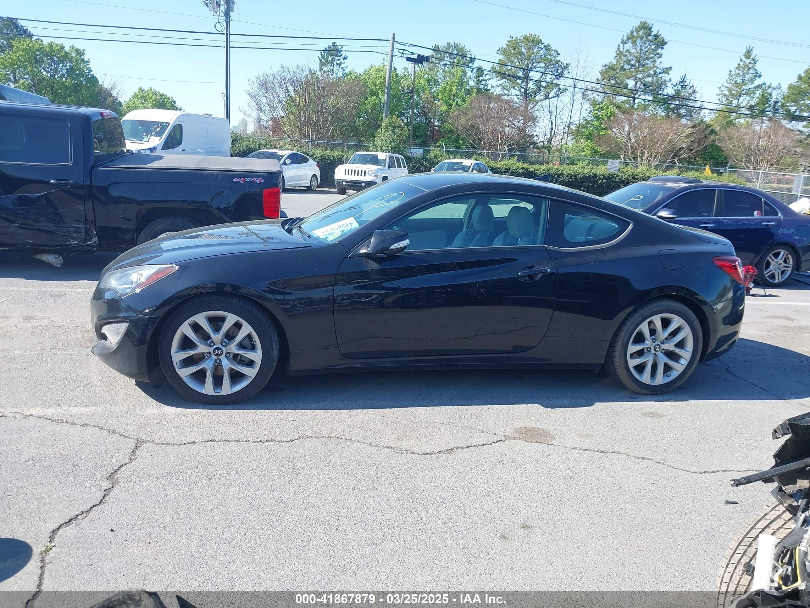 2015 Hyundai Genesis 3.8 Base Black vin: KMHHT6KJ7FU126999