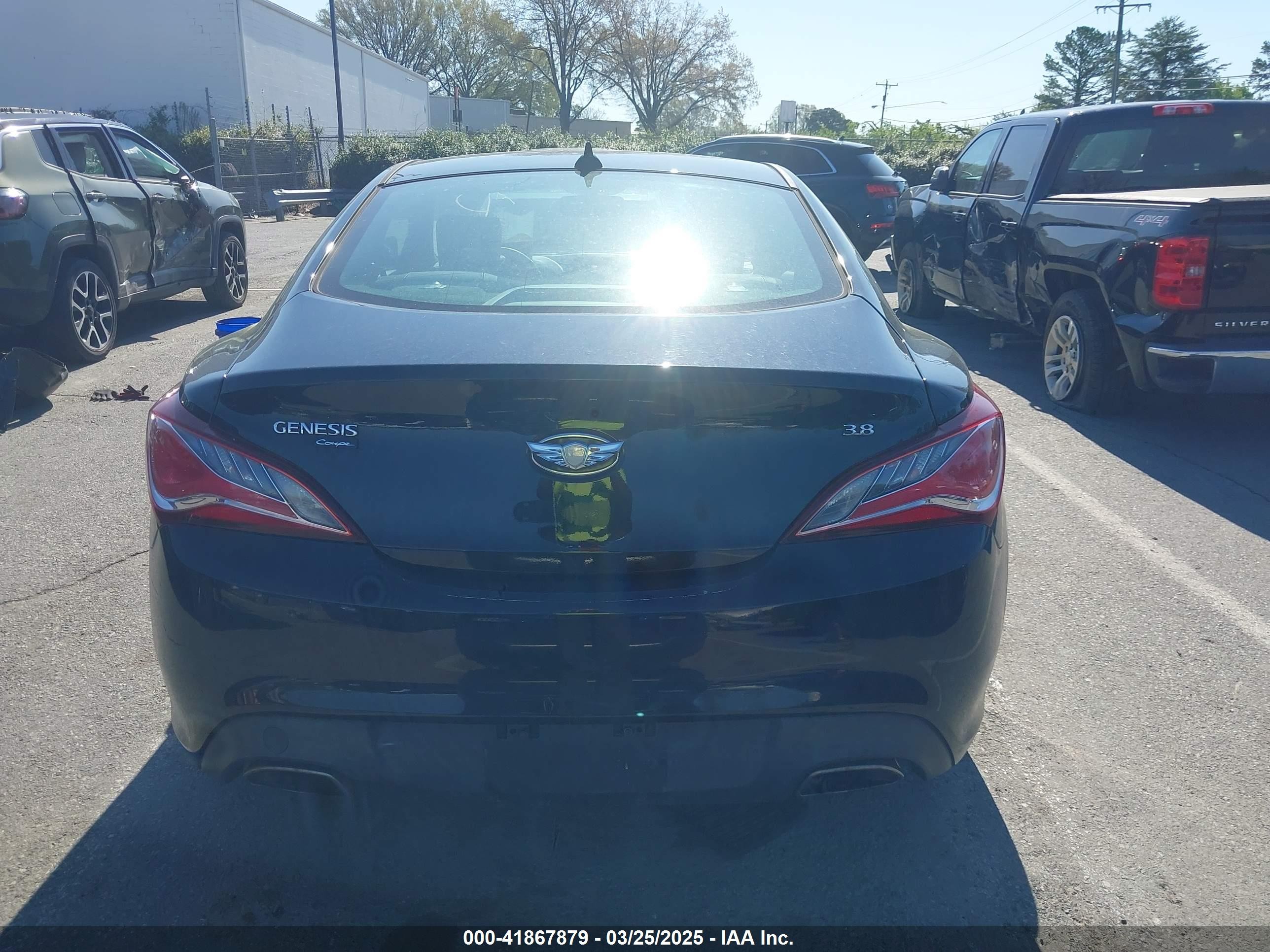 2015 Hyundai Genesis 3.8 Base Black vin: KMHHT6KJ7FU126999