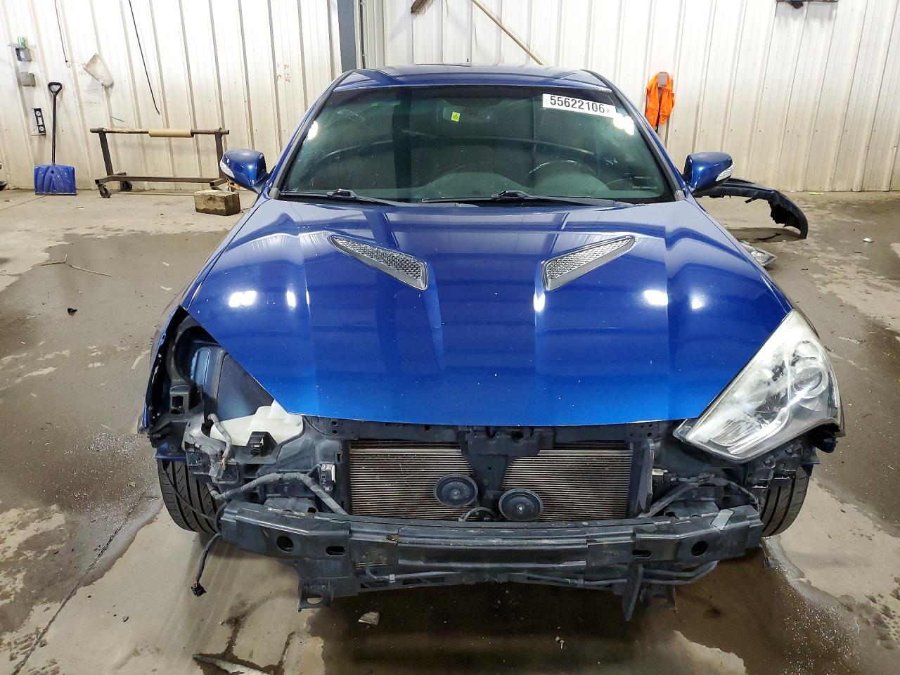 2015 Hyundai Genesis Coupe 3.8l Blue vin: KMHHT6KJ7FU130938