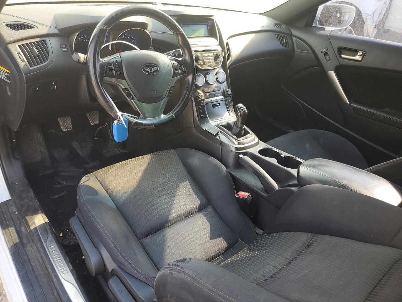 2015 Hyundai Genesis Coupe 3.8l White vin: KMHHT6KJ9FU129077