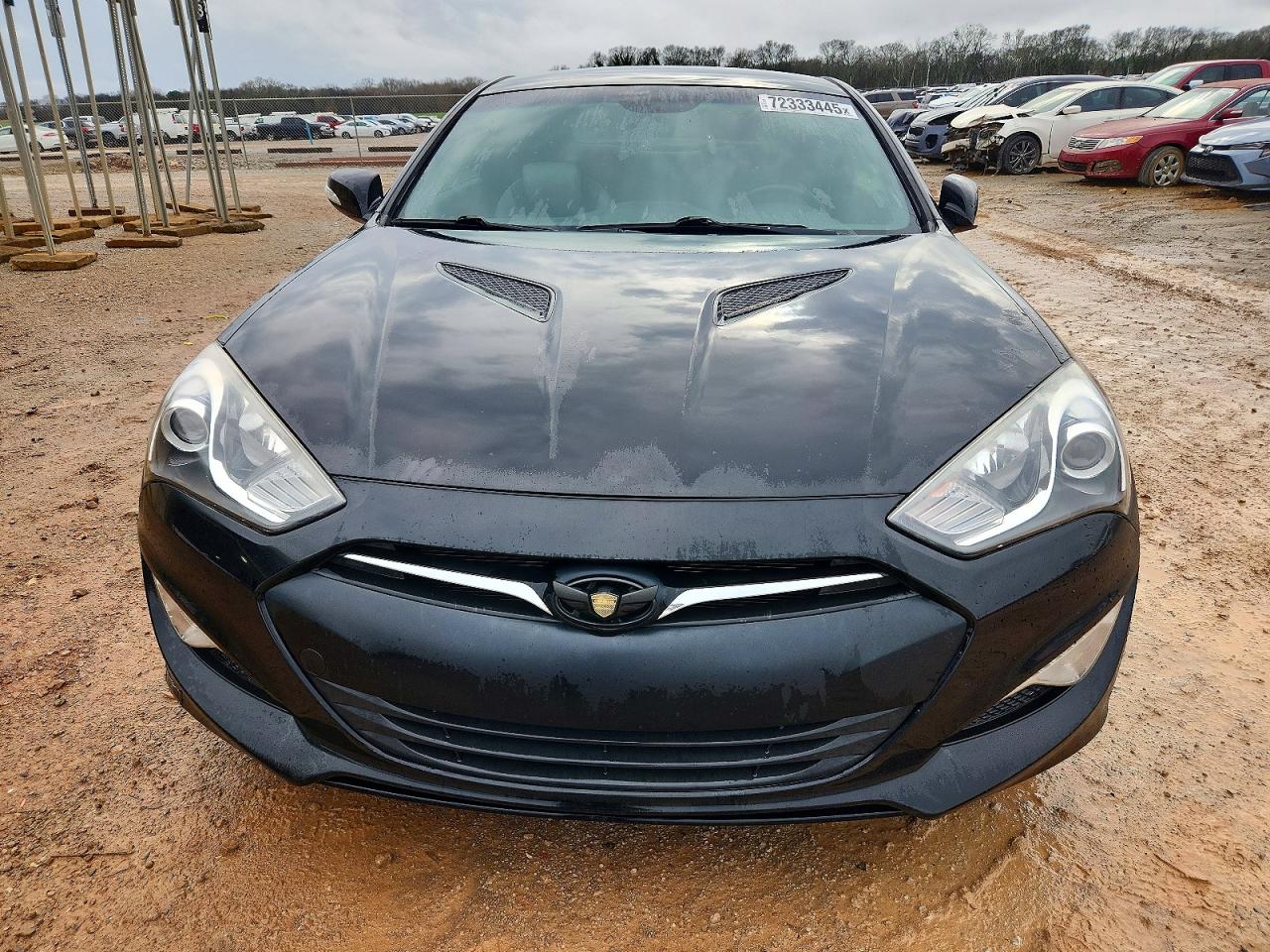 2015 Hyundai Genesis Coupe 3.8l Black vin: KMHHT6KJ9FU130598