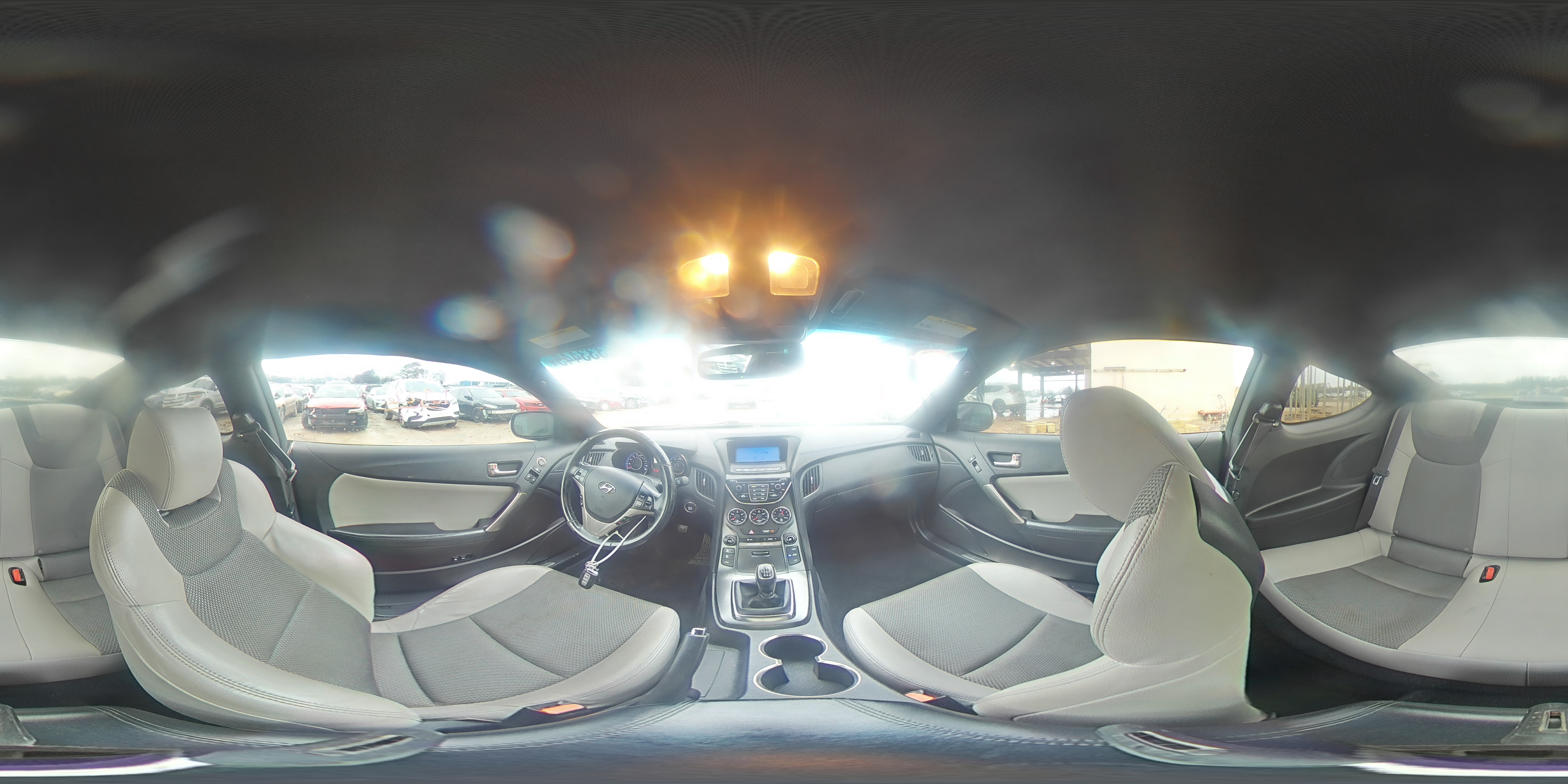 2015 Hyundai Genesis Coupe 3.8l Black vin: KMHHT6KJ9FU130598