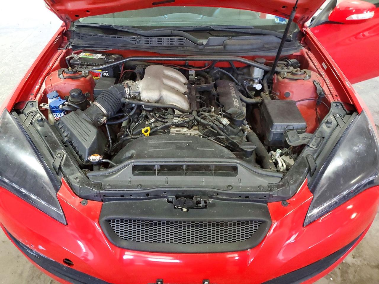 2012 Hyundai Genesis Red vin: KMHHU6KH0CU078199