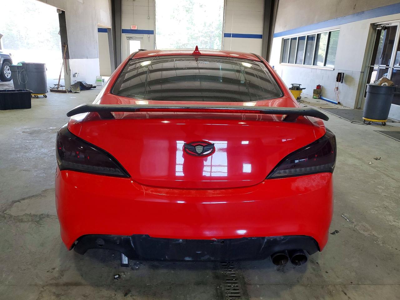 2012 Hyundai Genesis Red vin: KMHHU6KH0CU078199