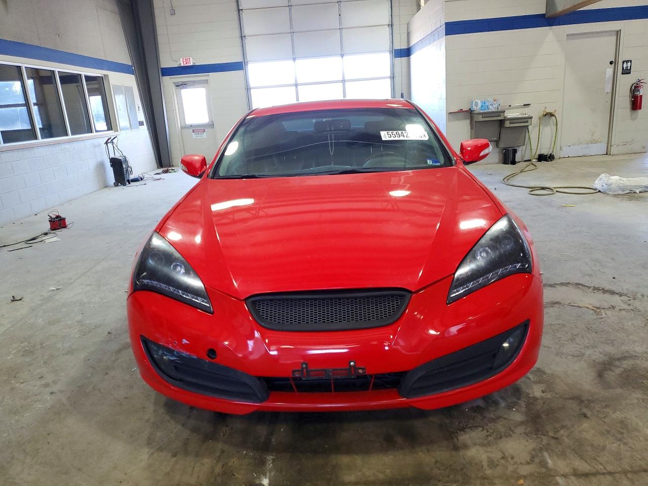 2012 Hyundai Genesis Red vin: KMHHU6KH0CU078199