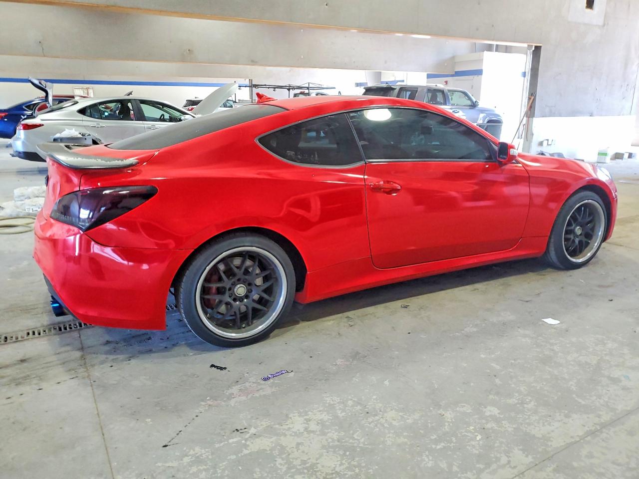 2012 Hyundai Genesis Red vin: KMHHU6KH0CU078199