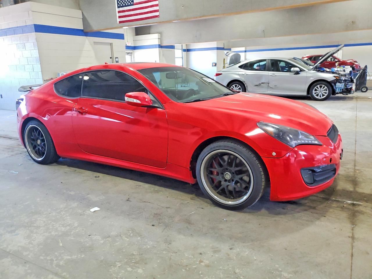 2012 Hyundai Genesis Red vin: KMHHU6KH0CU078199