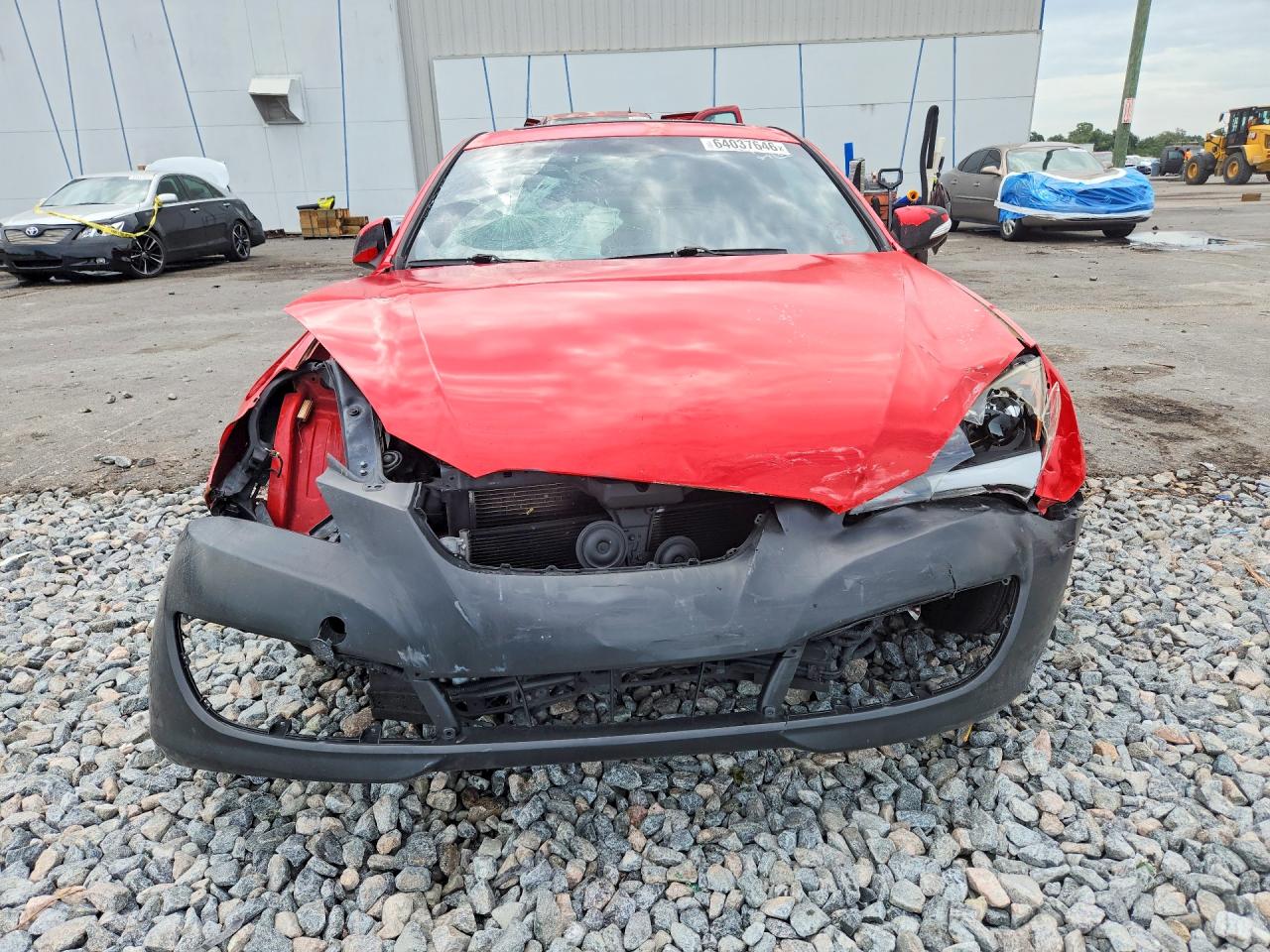 2011 Hyundai Genesis Coupe 3.8l R-spec Red vin: KMHHU6KH1BU060969