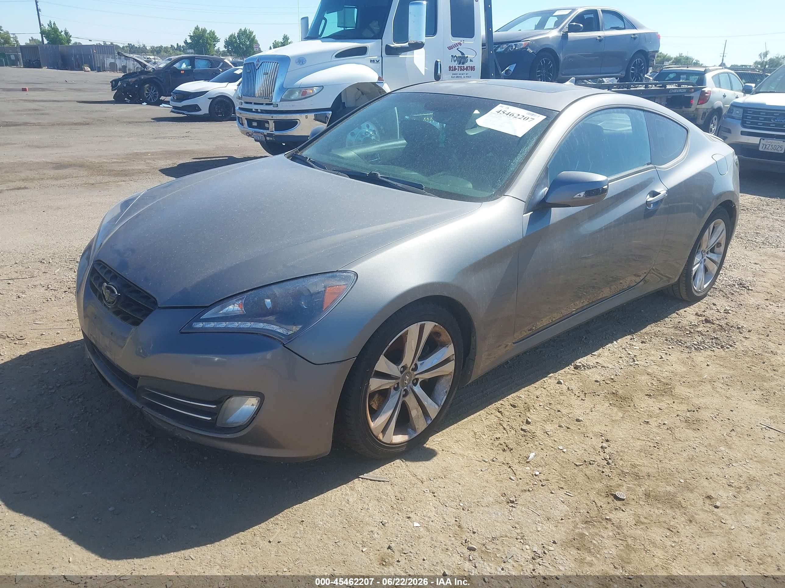 2011 Hyundai Genesis 3.8 Grand Touring Gray vin: KMHHU6KH2BU046014