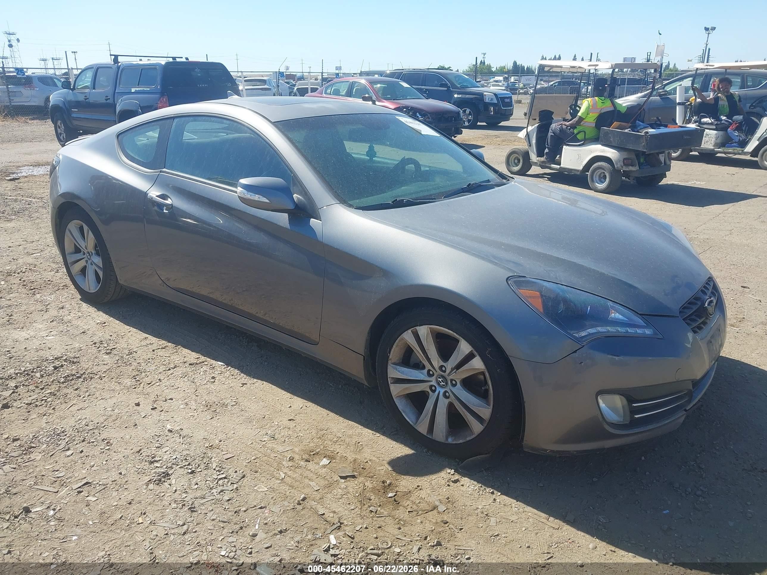 2011 Hyundai Genesis 3.8 Grand Touring Серый vin: KMHHU6KH2BU046014
