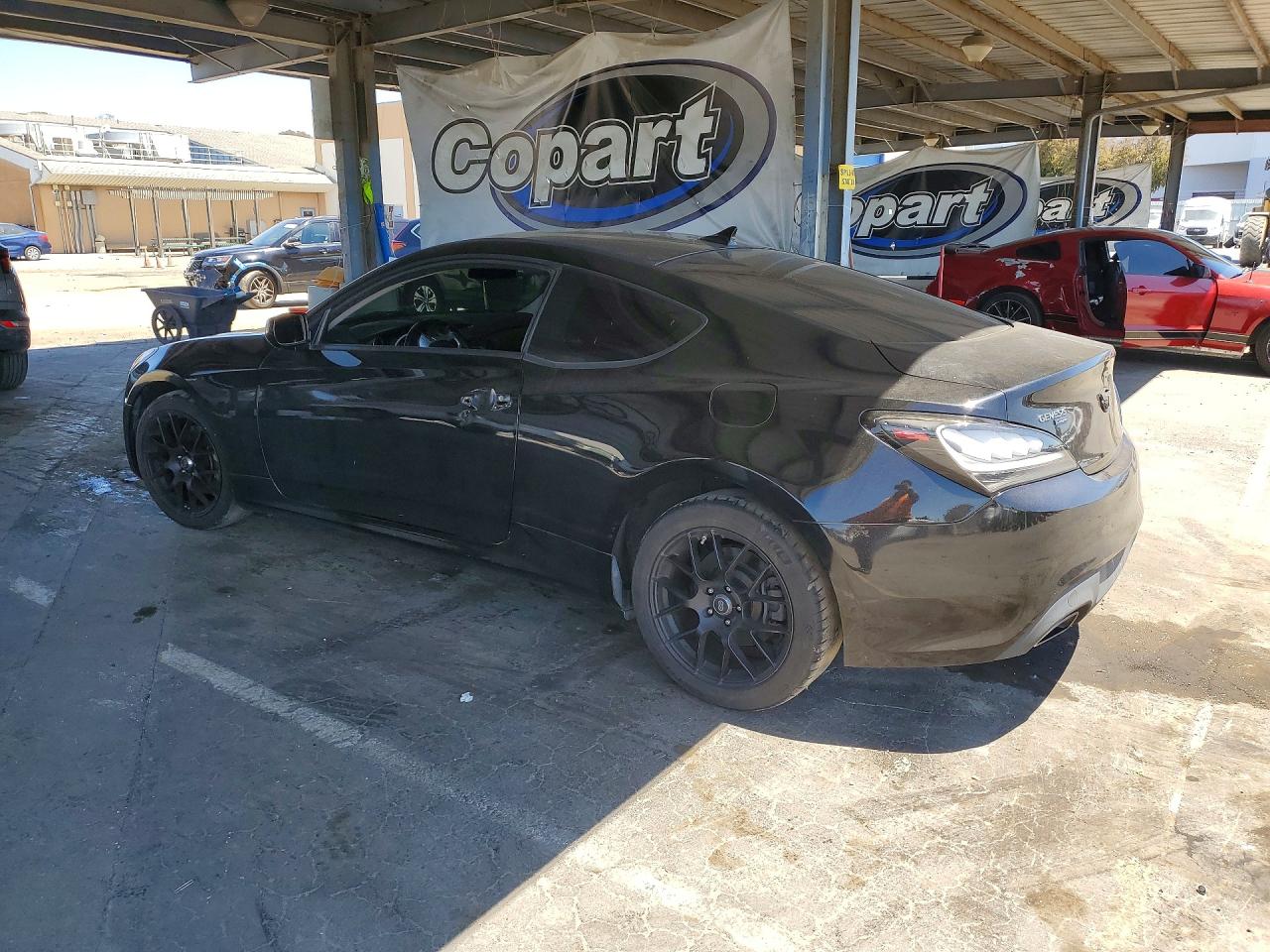 2010 Hyundai Genesis Coupe 3.8l Черный vin: KMHHU6KH3AU011576