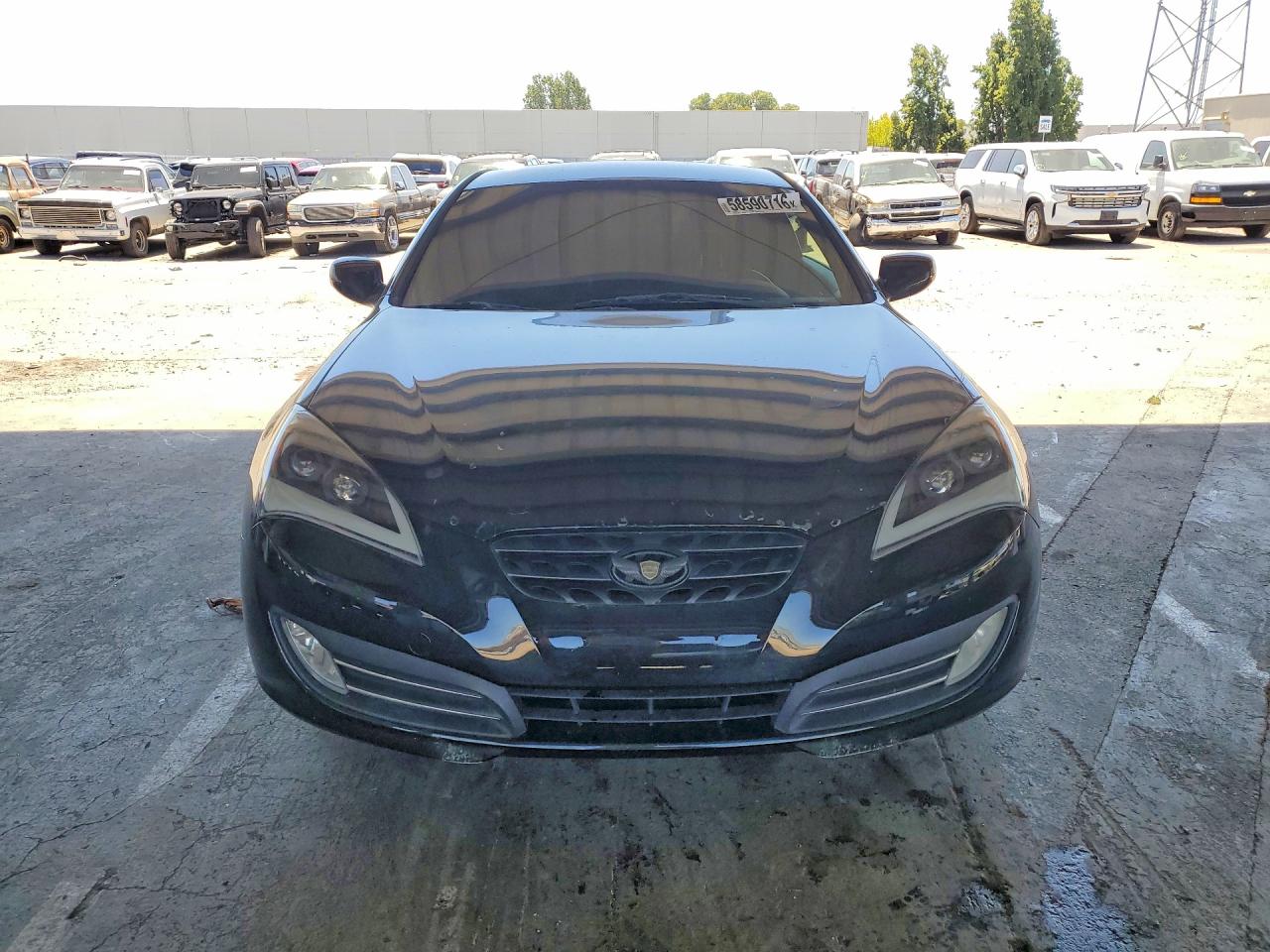 2010 Hyundai Genesis Coupe 3.8l Черный vin: KMHHU6KH3AU011576