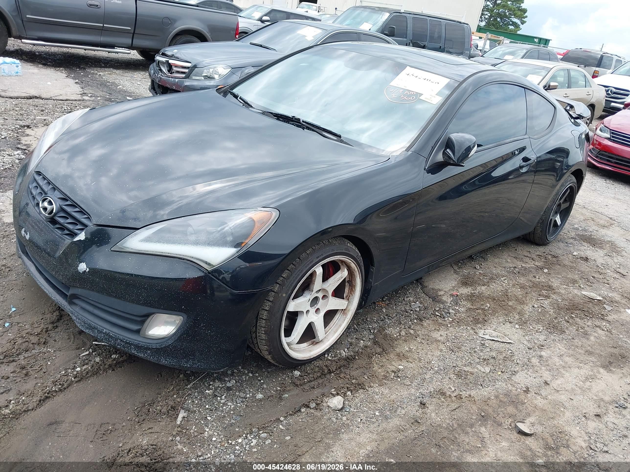 2010 Hyundai Genesis 3.8 Track Black vin: KMHHU6KH3AU027972