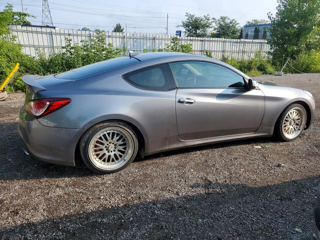2011 Hyundai Genesis Coupe 3.8l Gray vin: KMHHU6KH3BU048001
