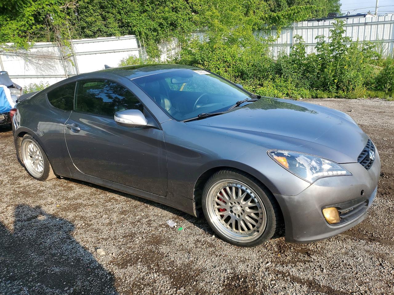 2011 Hyundai Genesis Coupe 3.8l Gray vin: KMHHU6KH3BU048001