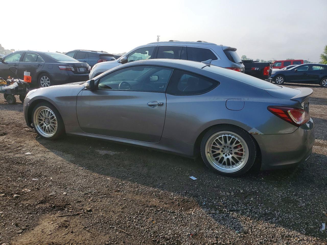 2011 Hyundai Genesis Coupe 3.8l Gray vin: KMHHU6KH3BU048001