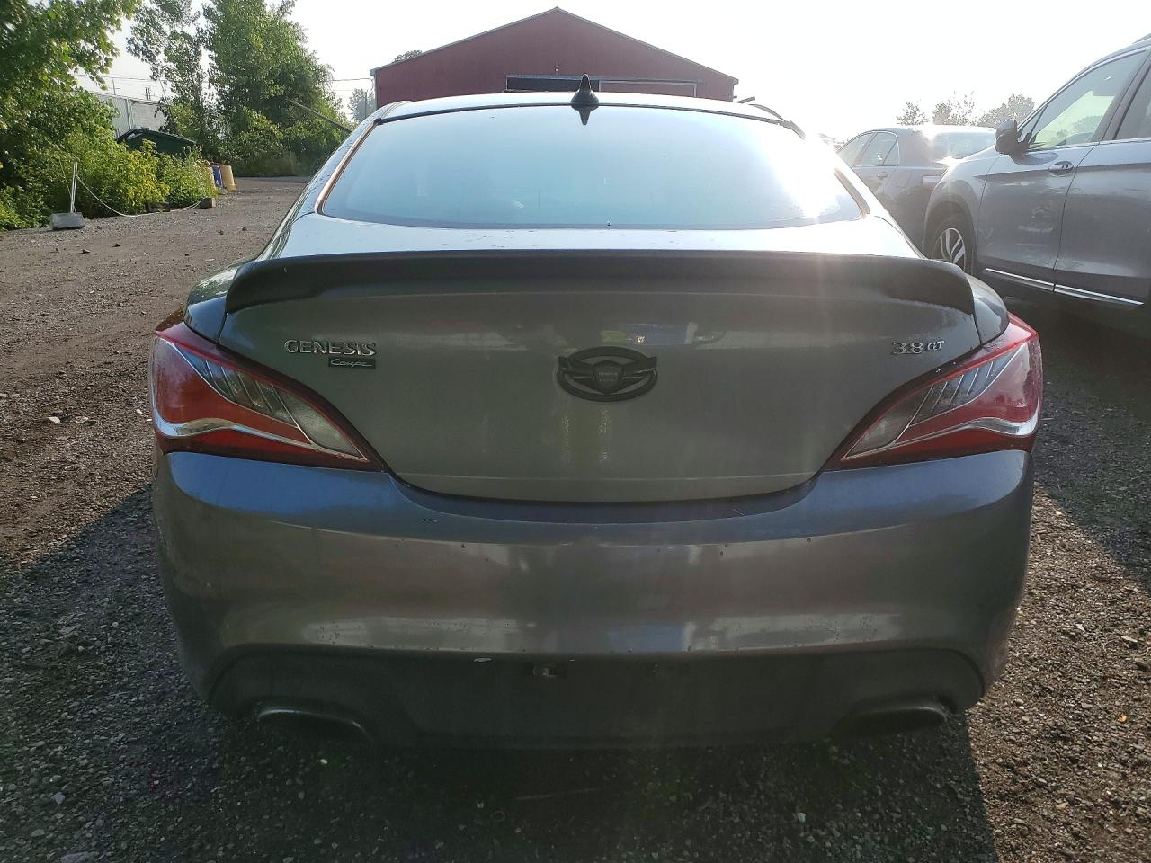 2011 Hyundai Genesis Coupe 3.8l Gray vin: KMHHU6KH3BU048001