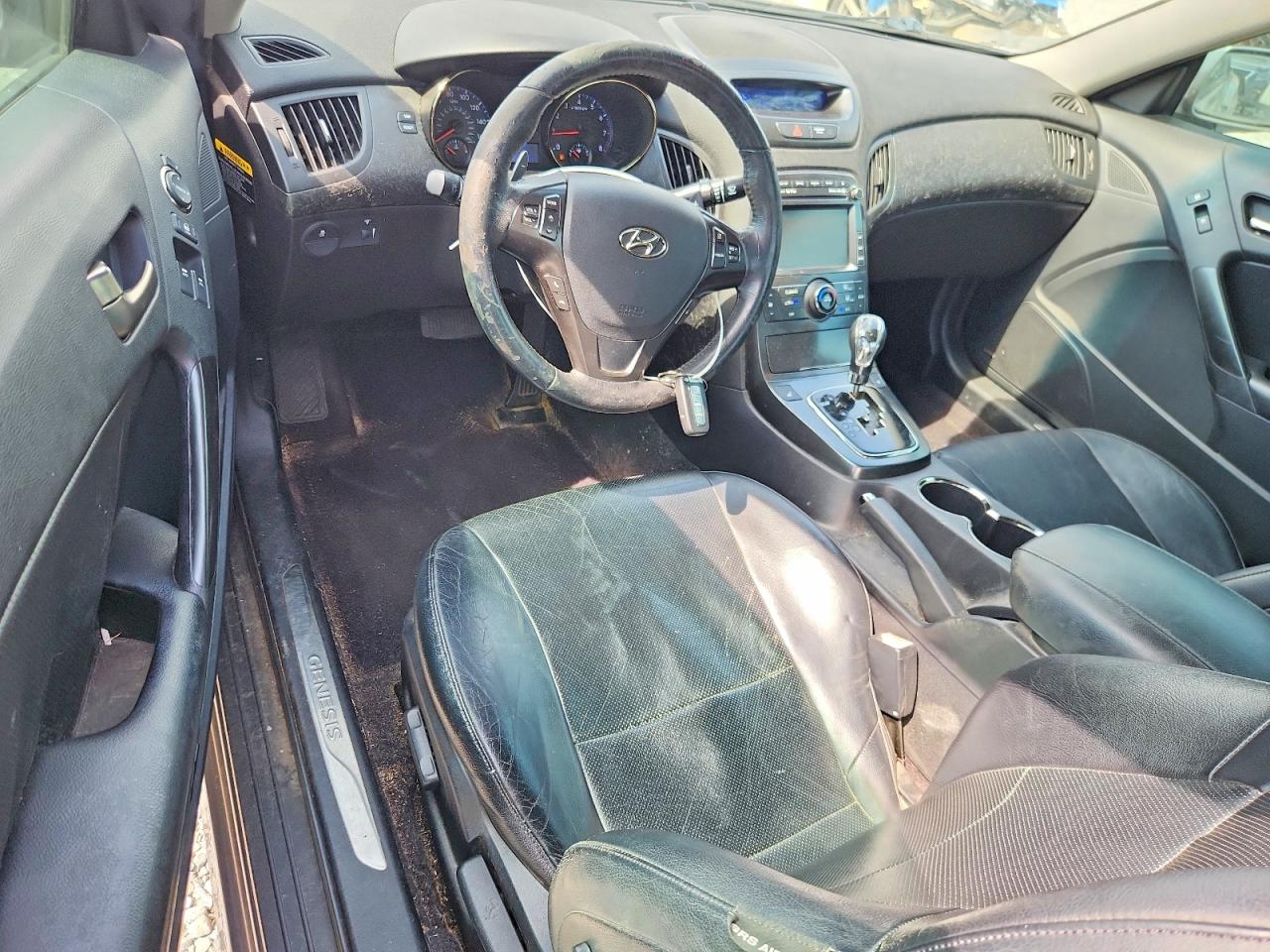 2011 Hyundai Genesis Coupe 3.8l Gray vin: KMHHU6KH3BU065395