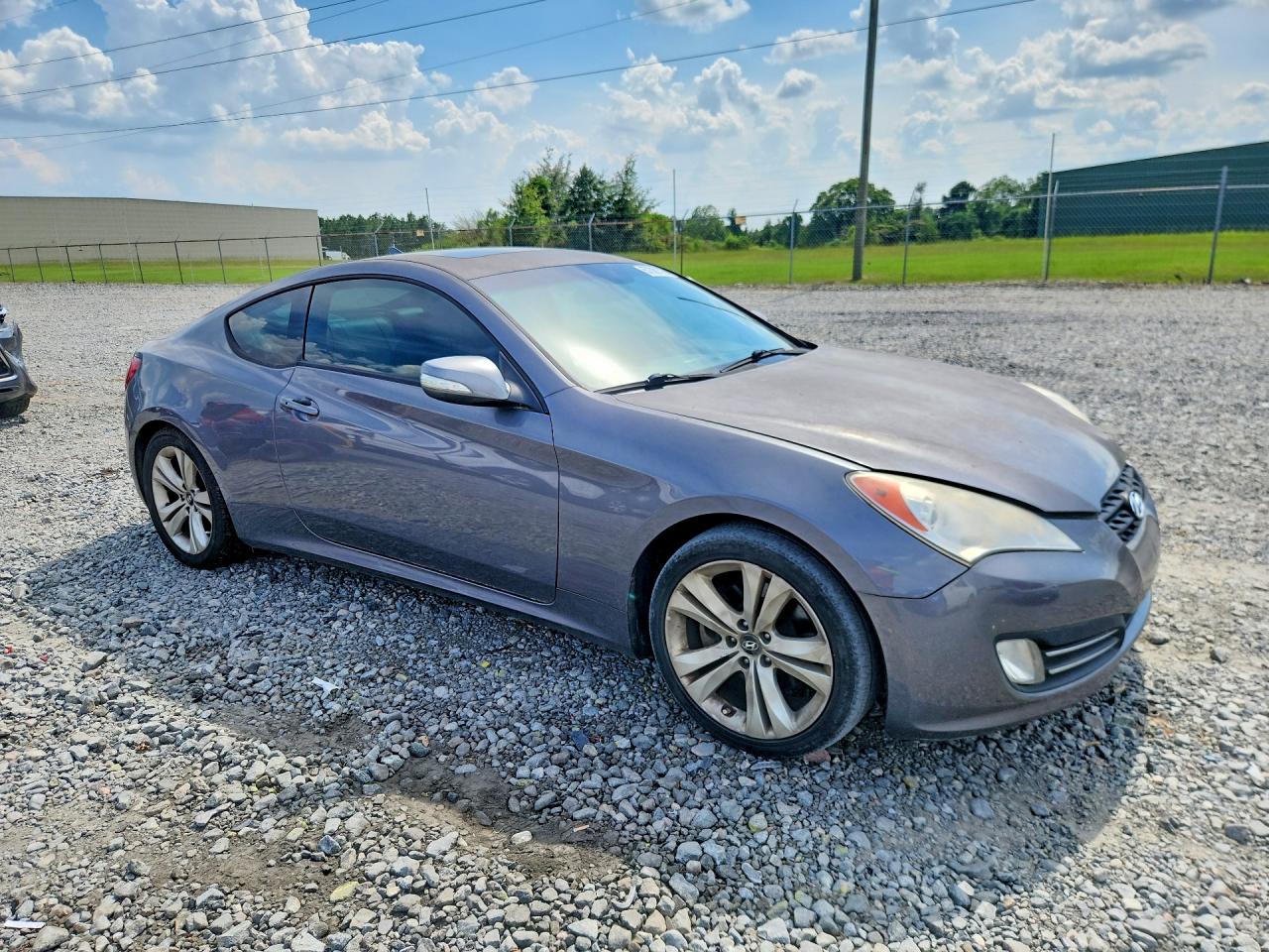 2011 Hyundai Genesis Coupe 3.8l Gray vin: KMHHU6KH3BU065395