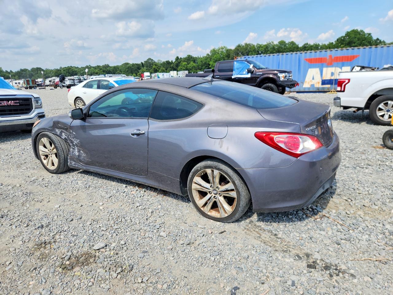 2011 Hyundai Genesis Coupe 3.8l Gray vin: KMHHU6KH3BU065395