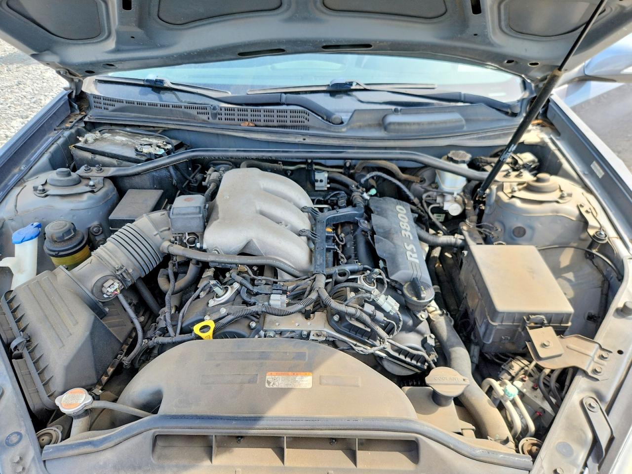 2011 Hyundai Genesis Coupe 3.8l Gray vin: KMHHU6KH3BU065395