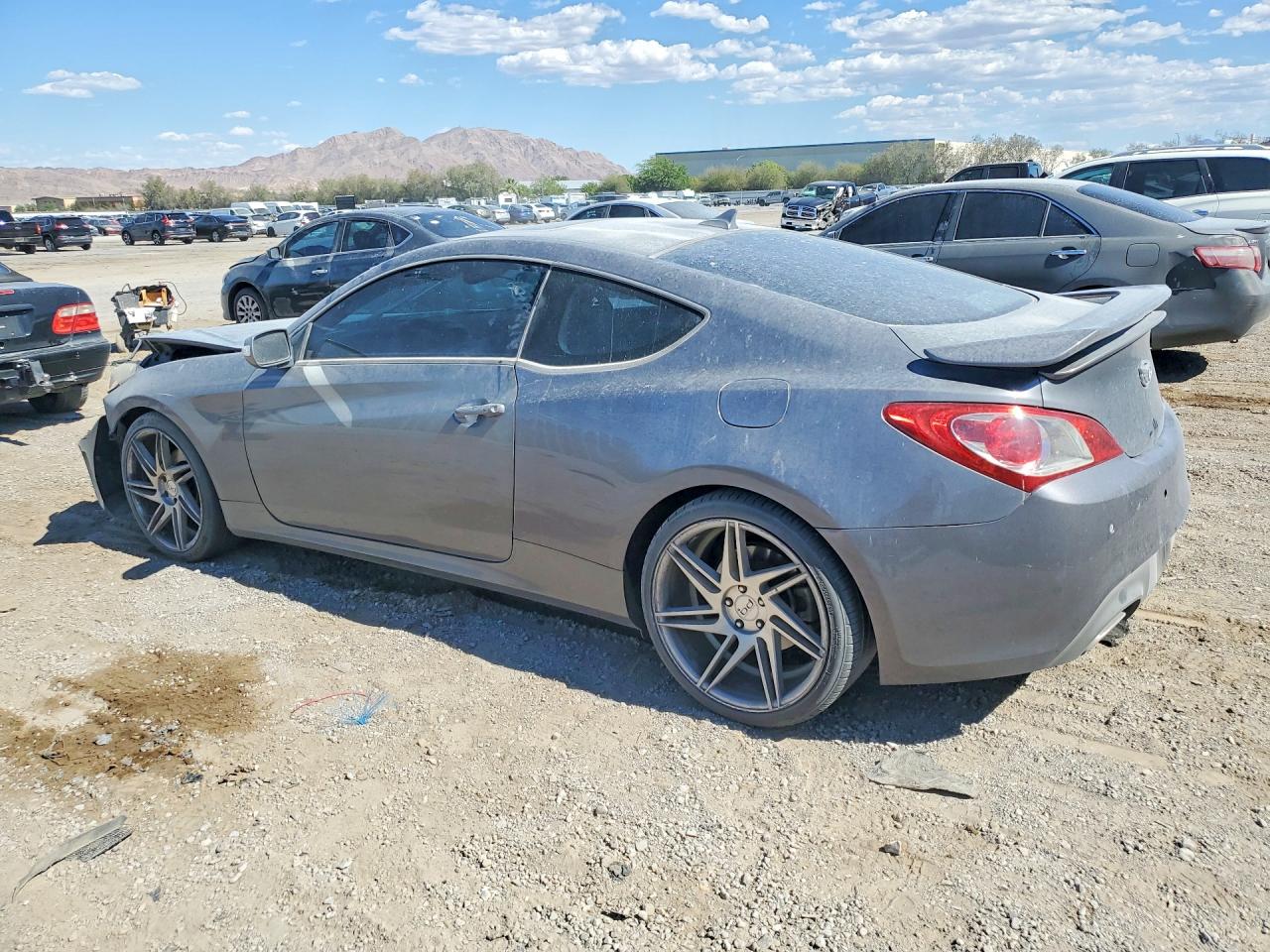 2012 Hyundai Genesis Coupe 3.8l Gray vin: KMHHU6KH3CU066578