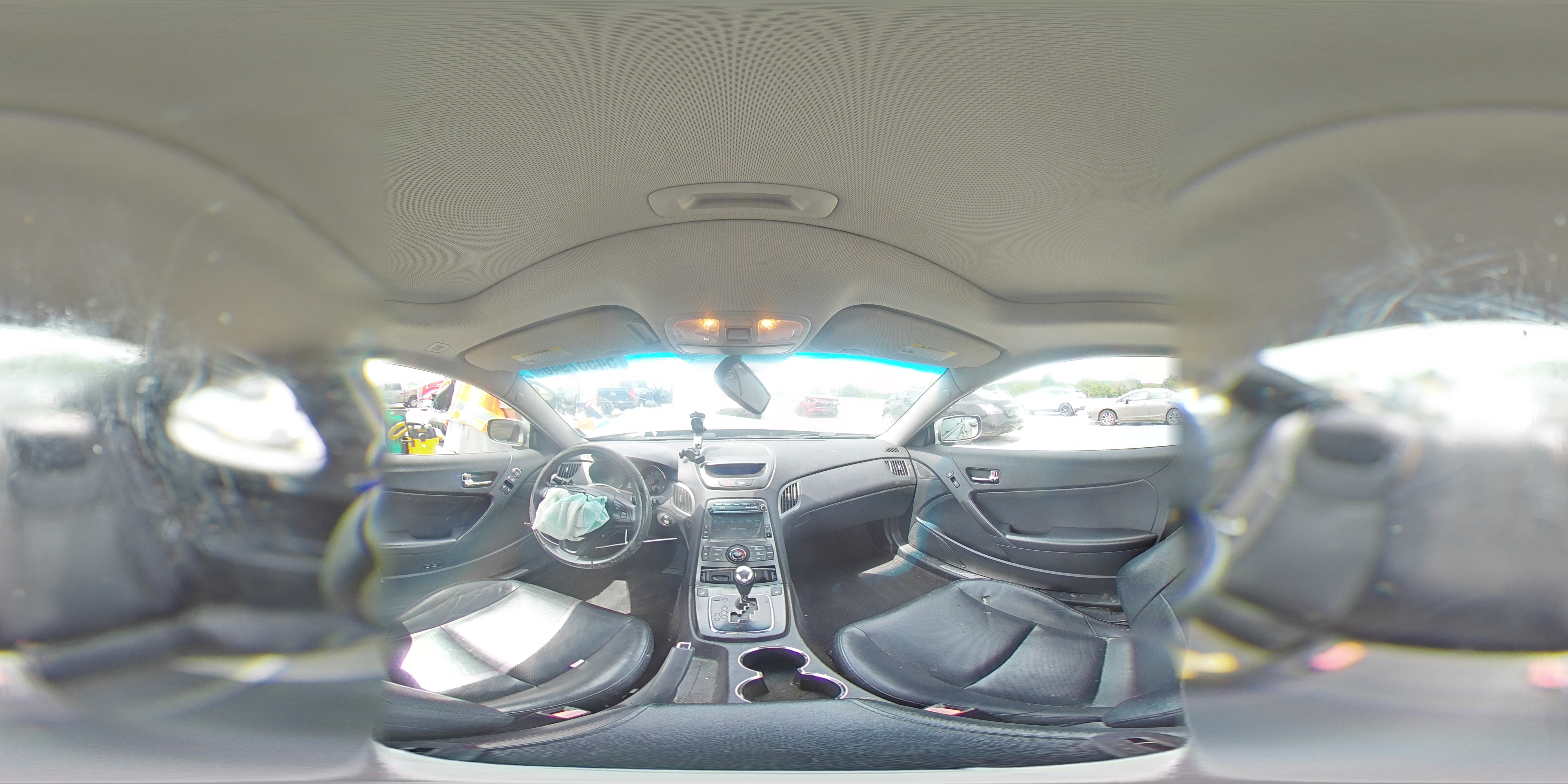 2012 Hyundai Genesis Coupe 3.8l Gray vin: KMHHU6KH3CU073546