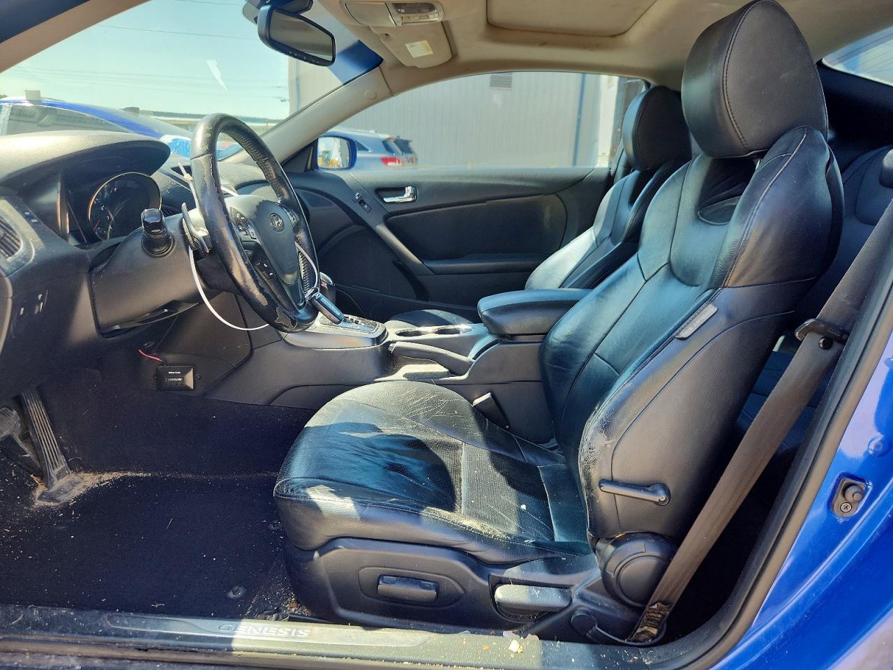 2011 Hyundai Genesis Coupe 3.8l Grand Touring Blue vin: KMHHU6KH4BU050808