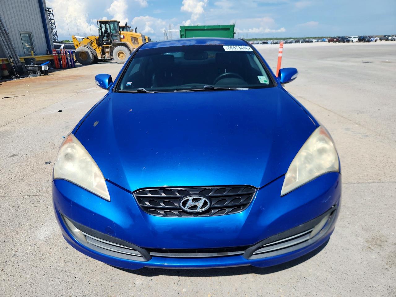 2011 Hyundai Genesis Coupe 3.8l Grand Touring Blue vin: KMHHU6KH4BU050808