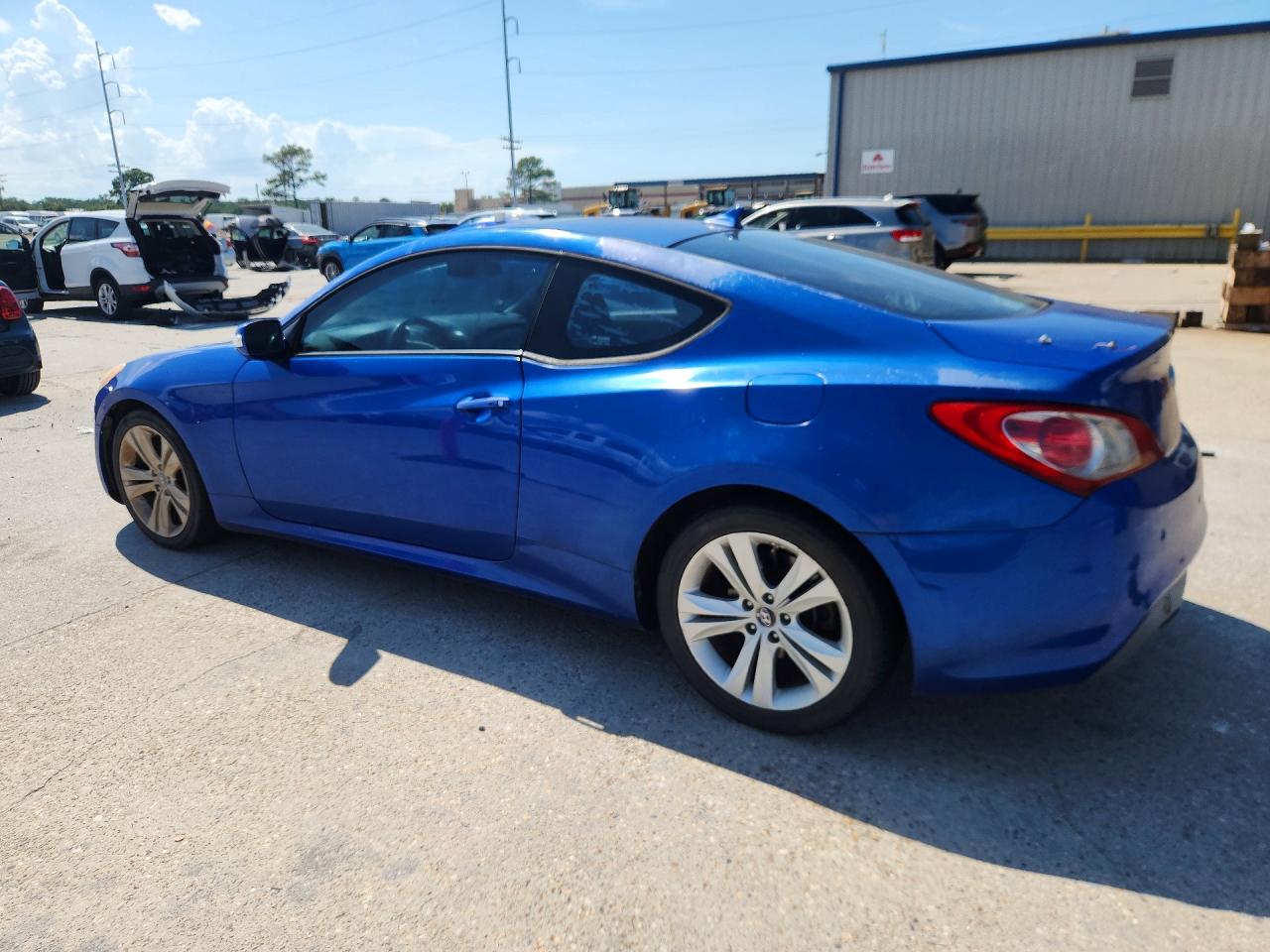 2011 Hyundai Genesis Coupe 3.8l Grand Touring Blue vin: KMHHU6KH4BU050808
