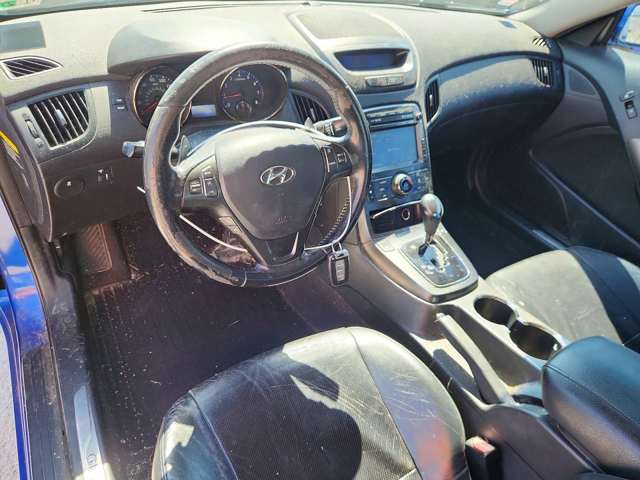 2011 Hyundai Genesis Coupe 3.8l Grand Touring Blue vin: KMHHU6KH4BU050808