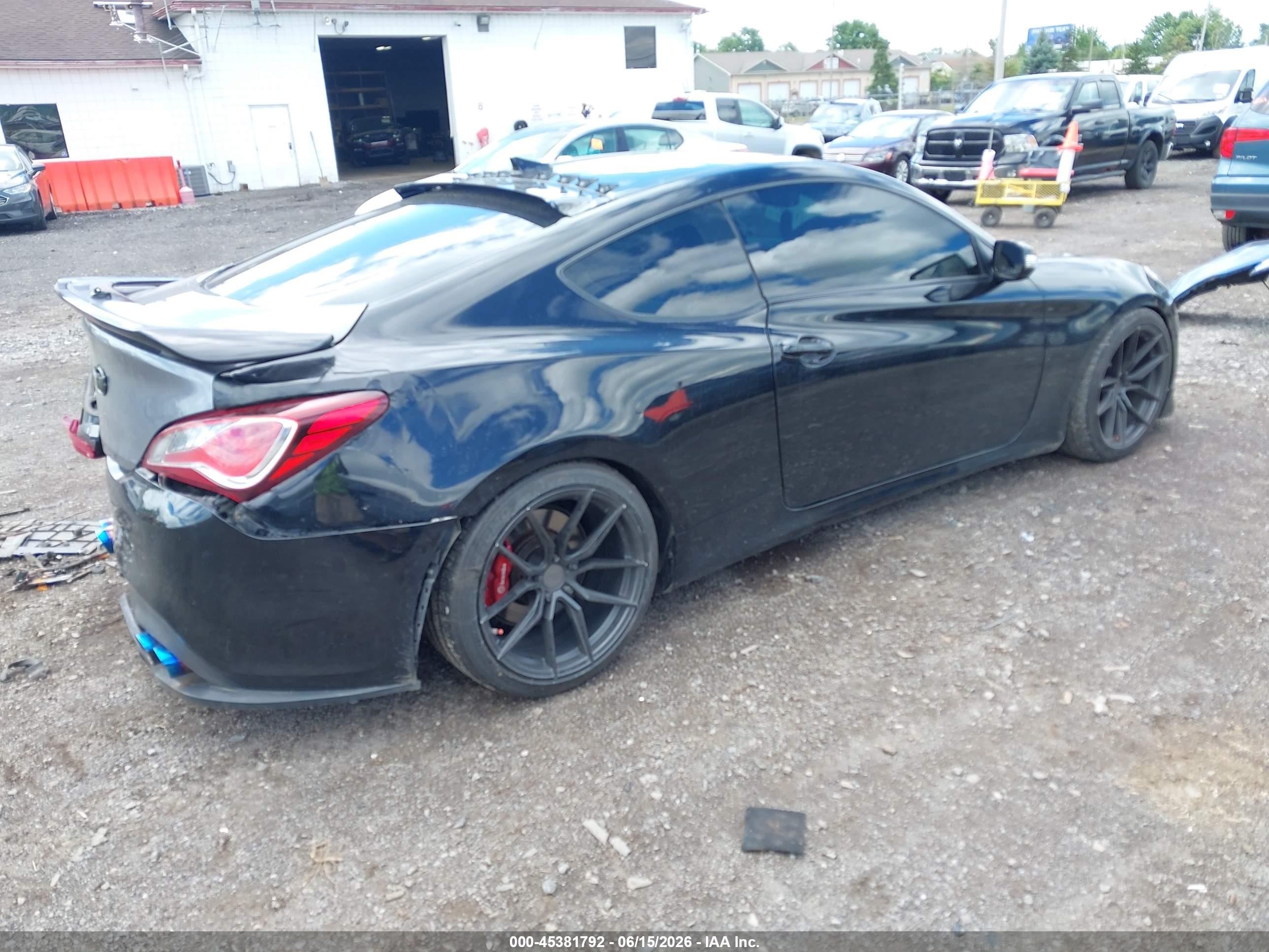 2012 Hyundai Genesis 3.8 Track Black vin: KMHHU6KH4CU069103