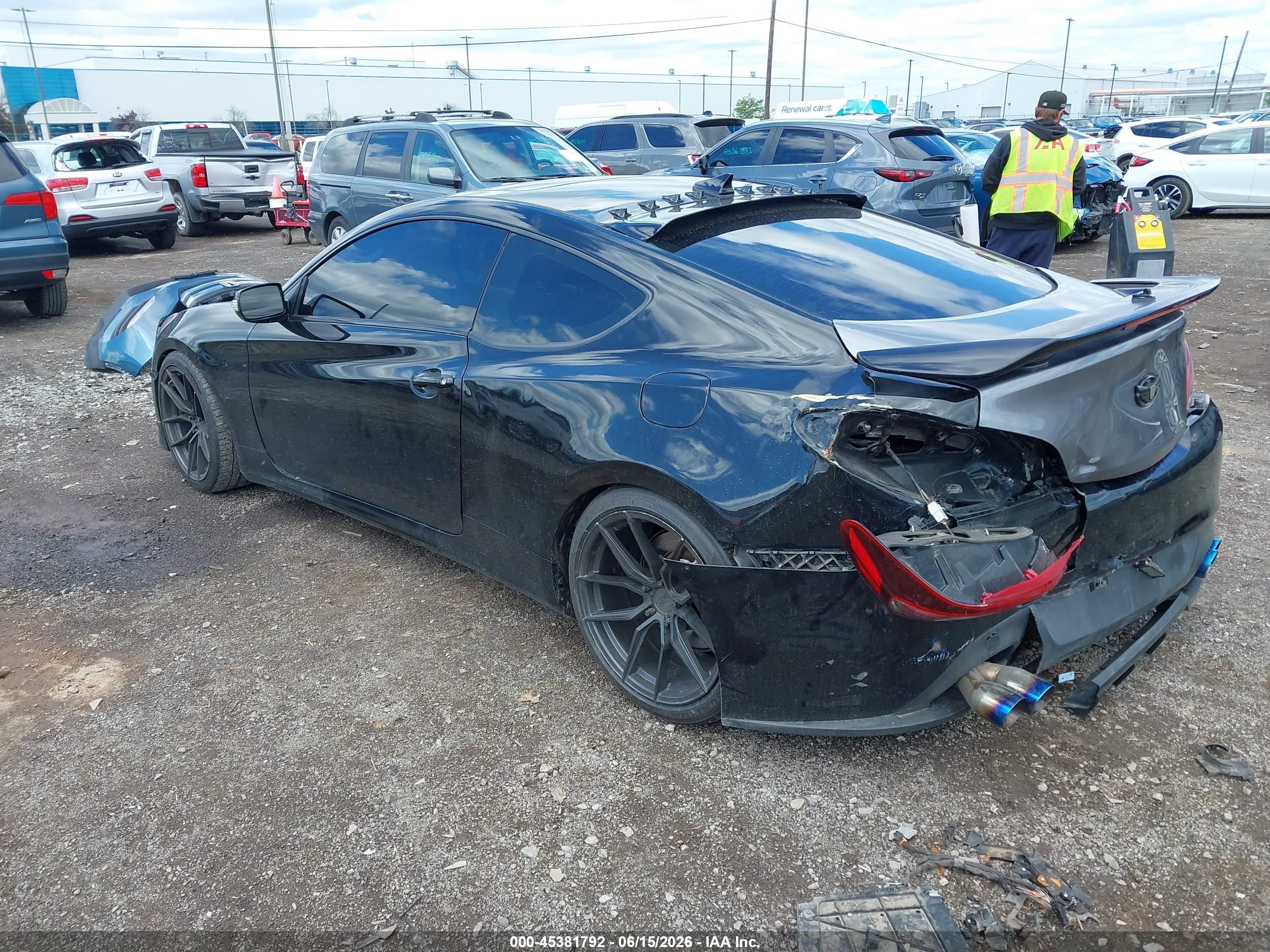 2012 Hyundai Genesis 3.8 Track Black vin: KMHHU6KH4CU069103