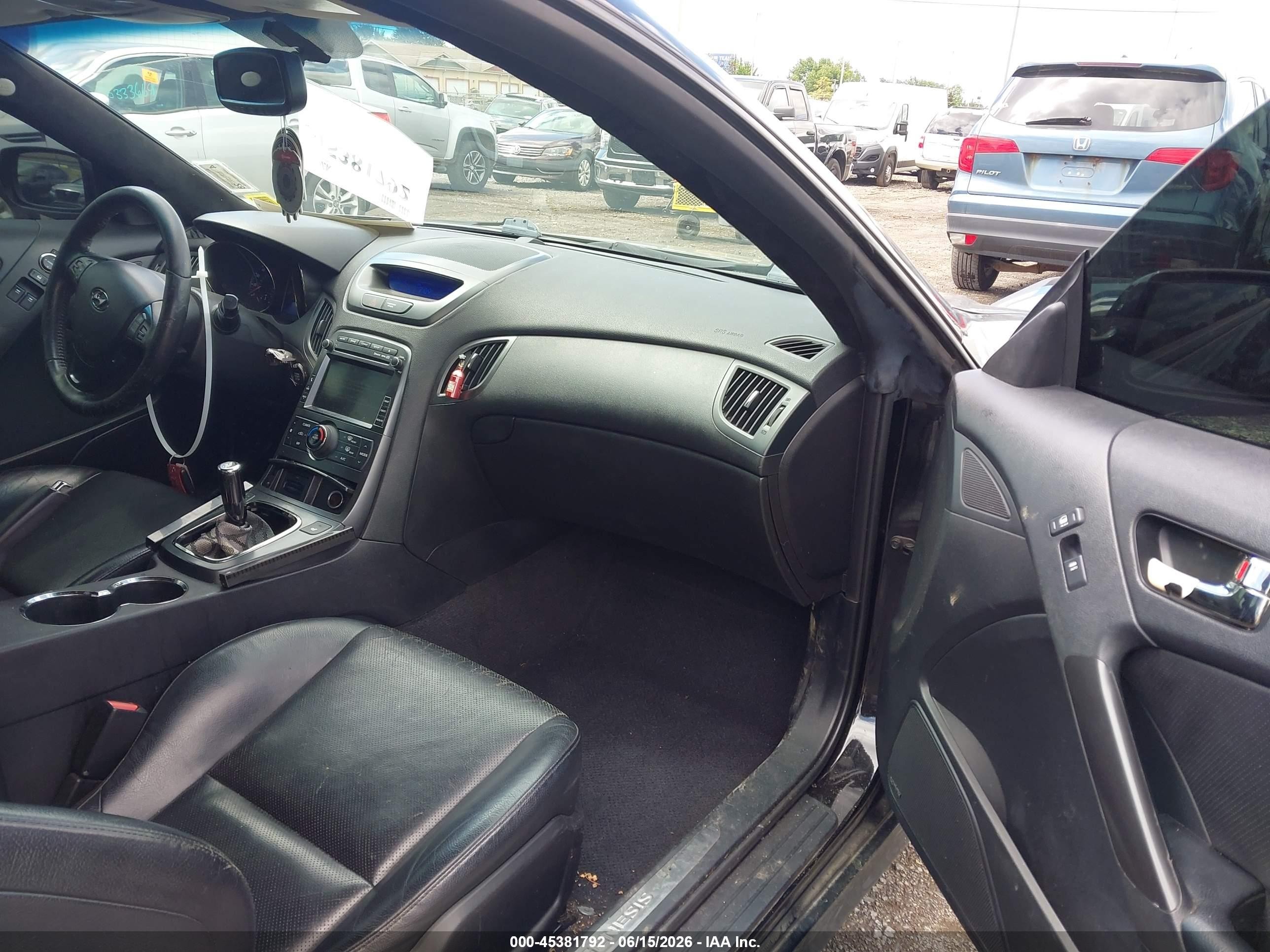 2012 Hyundai Genesis 3.8 Track Black vin: KMHHU6KH4CU069103