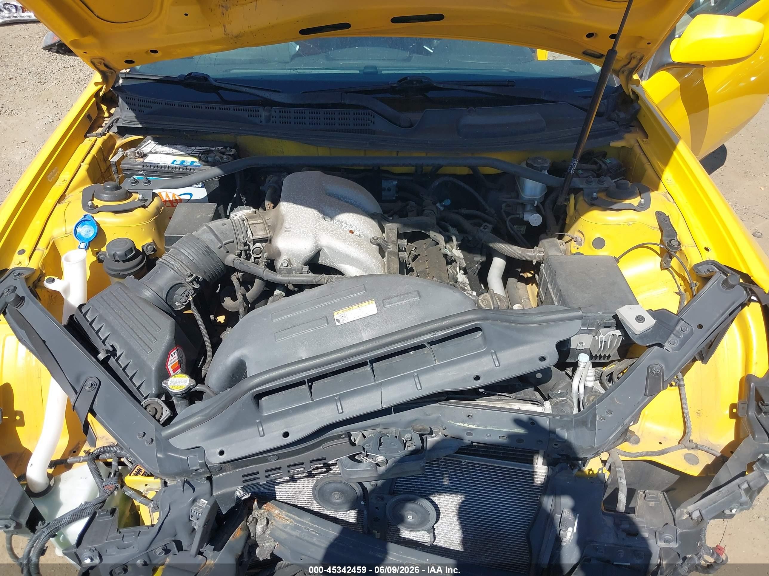 2012 Hyundai Genesis 3.8 R-spec Yellow vin: KMHHU6KH4CU071305