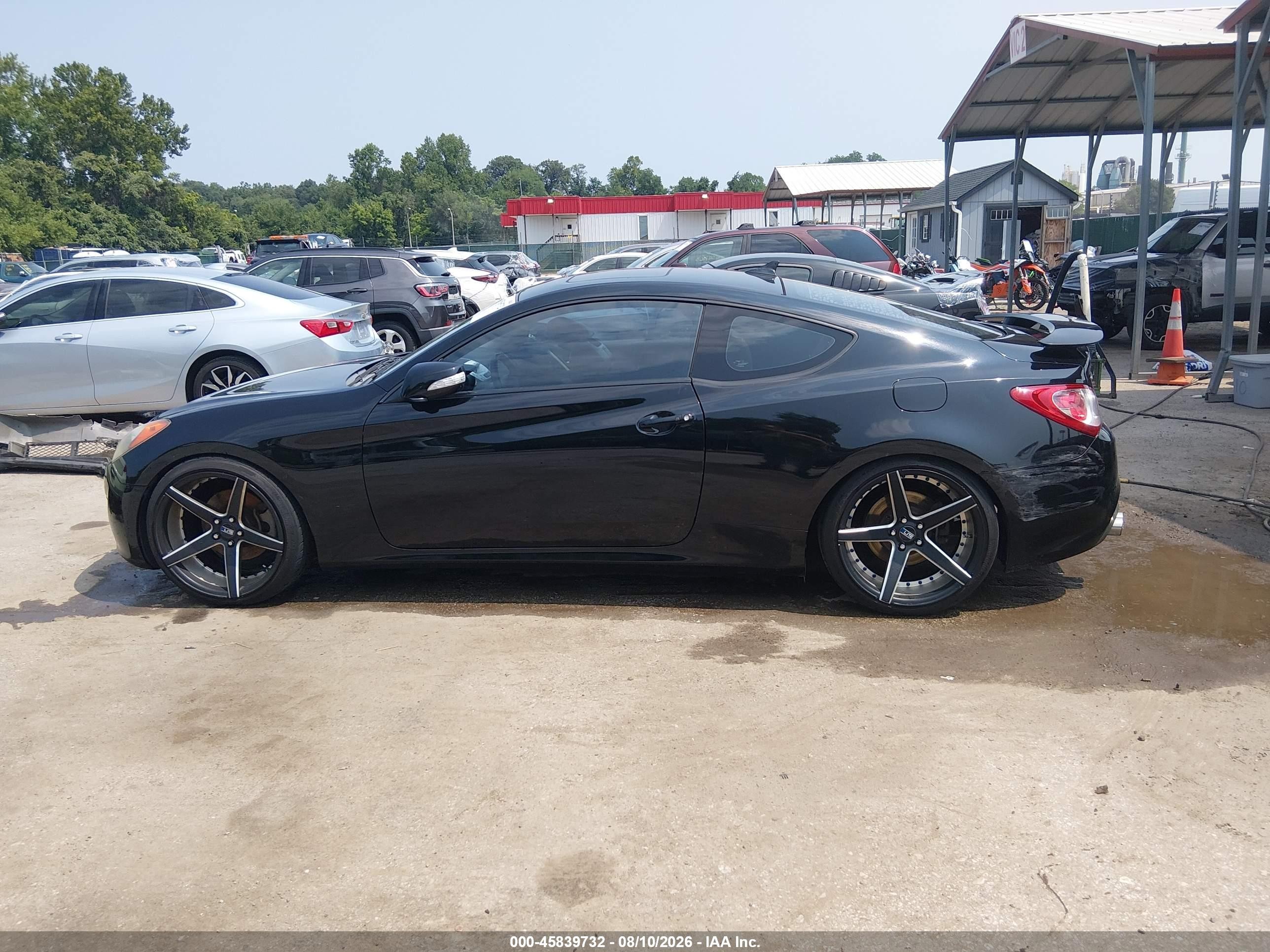 2010 Hyundai Genesis 3.8 Grand Touring Черный vin: KMHHU6KH5AU018349