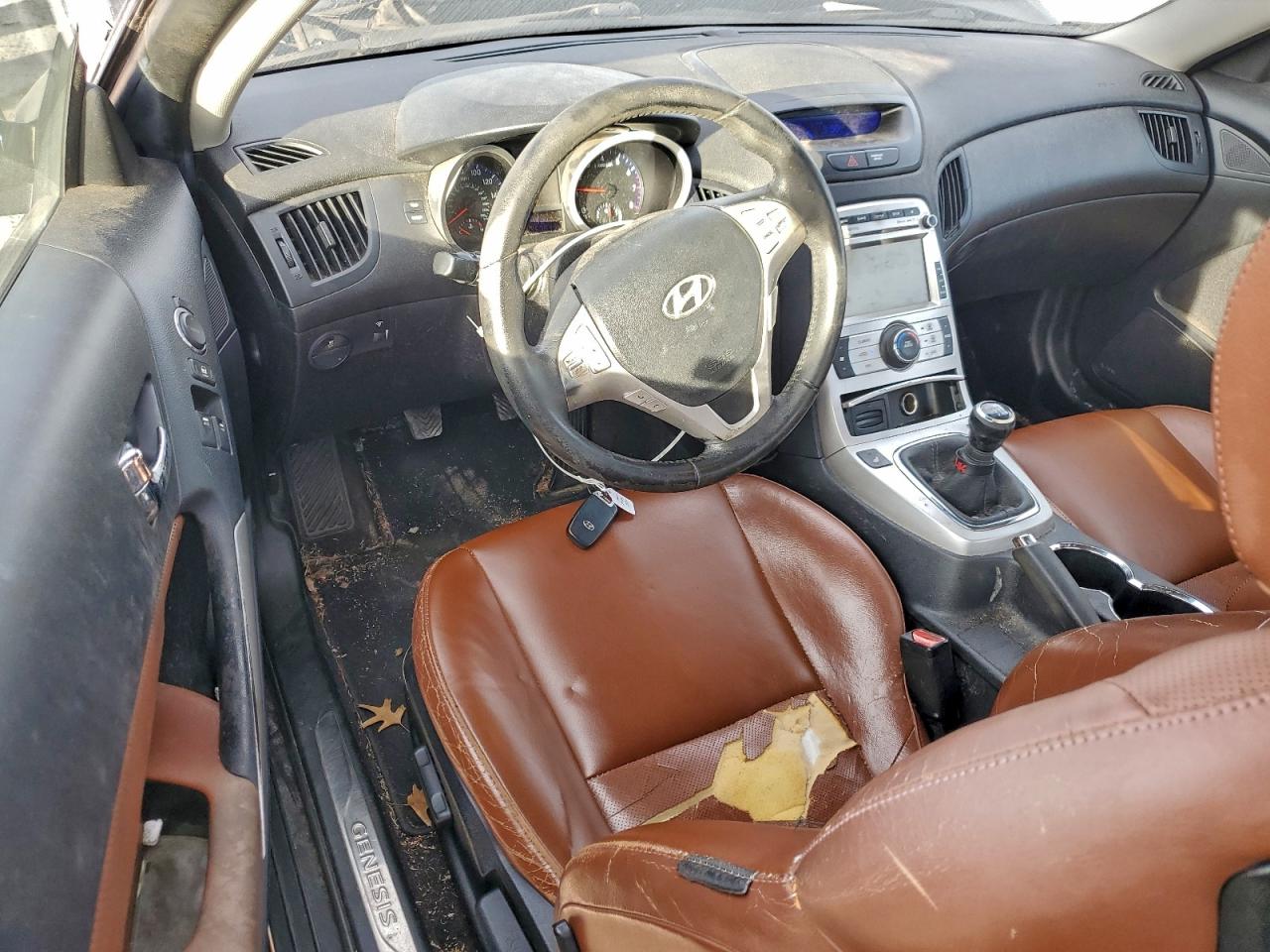 2010 Hyundai Genesis Coupe 3.8l Черный vin: KMHHU6KH6AU021602