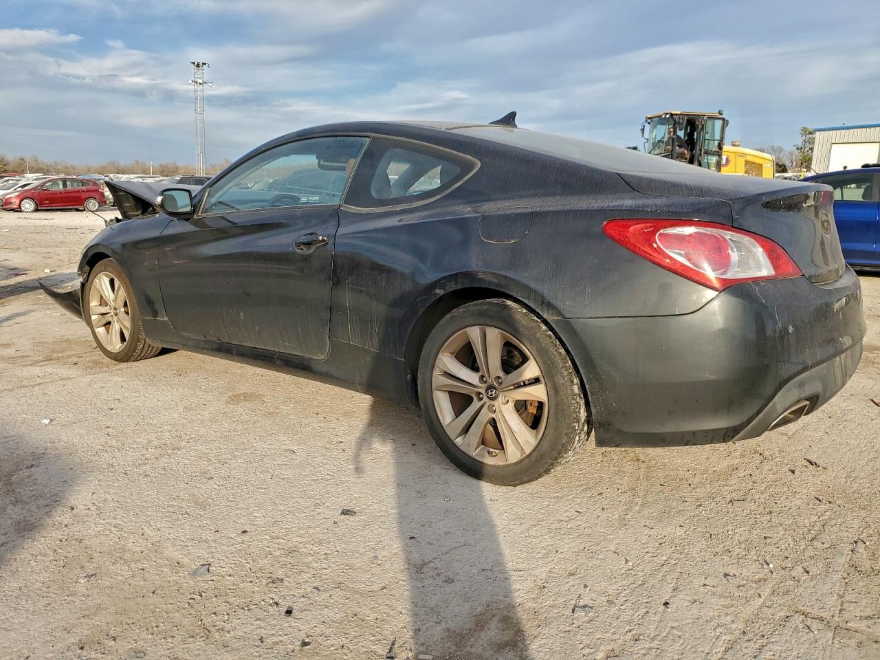 2010 Hyundai Genesis Coupe 3.8l Черный vin: KMHHU6KH6AU021602
