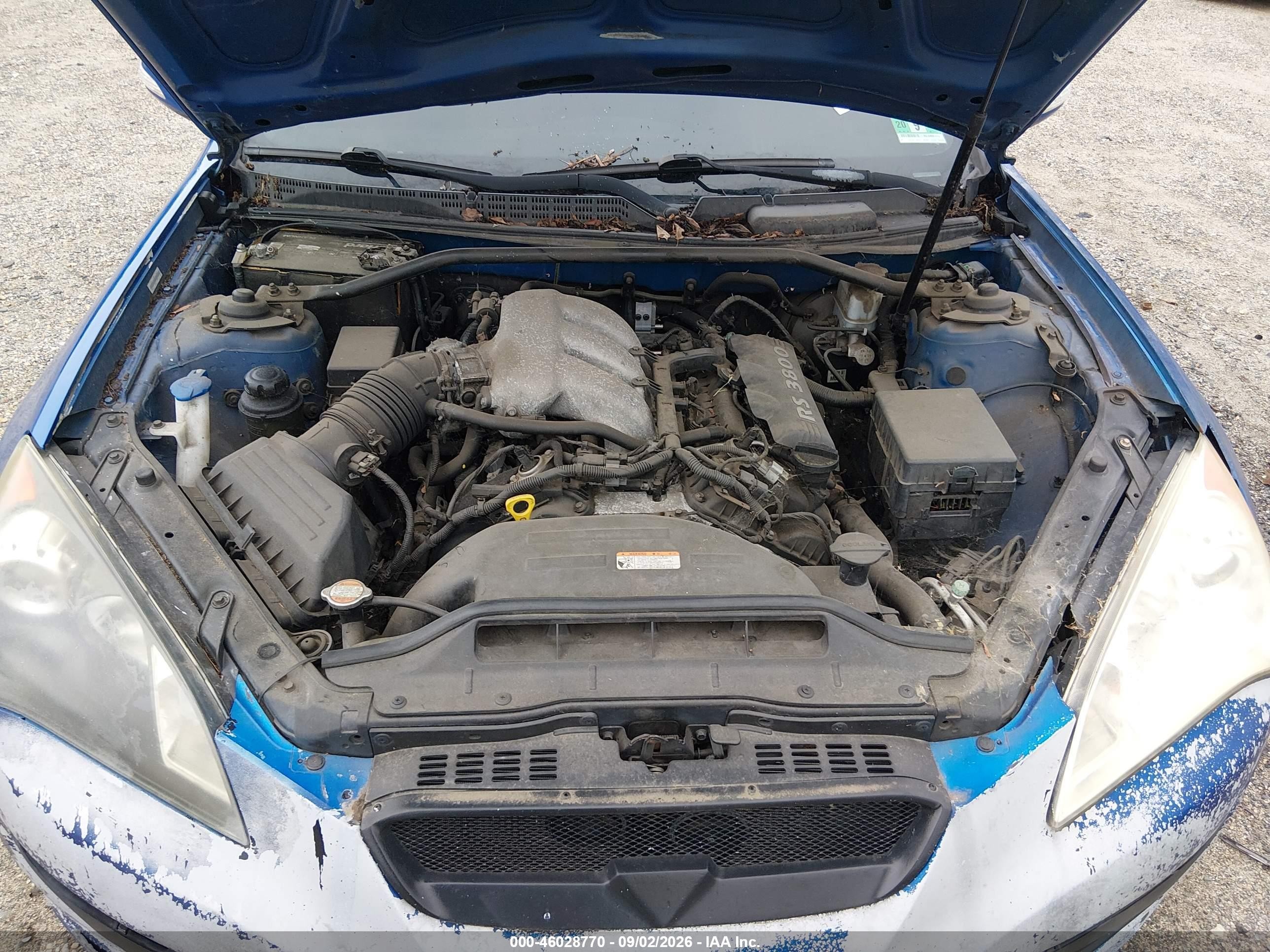 2011 Hyundai Genesis 3.8 Track Синий vin: KMHHU6KH6BU048994