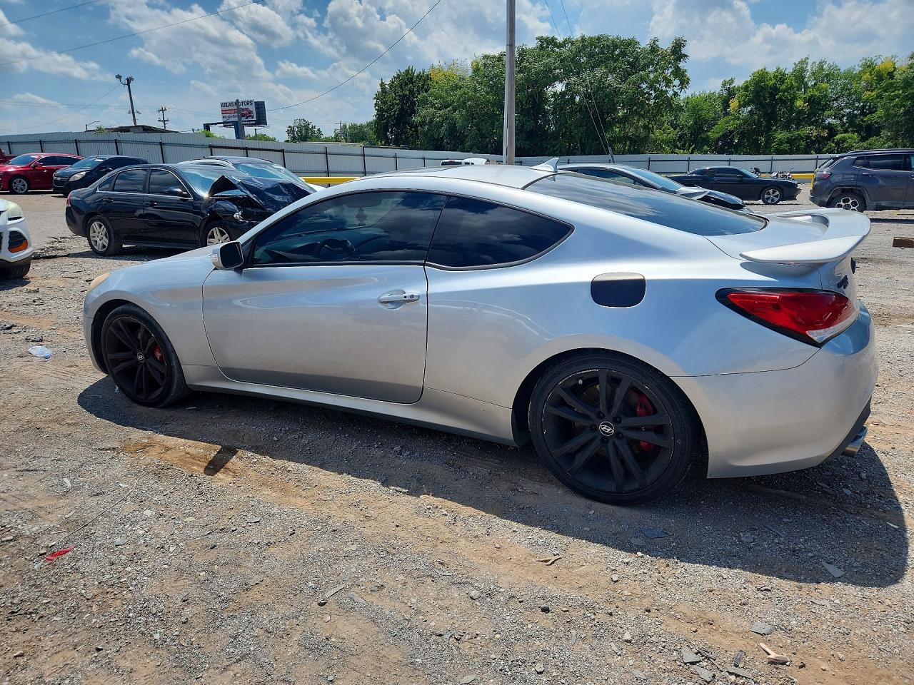 2012 Hyundai Genesis Coupe 3.8l Gray vin: KMHHU6KH6CU078322