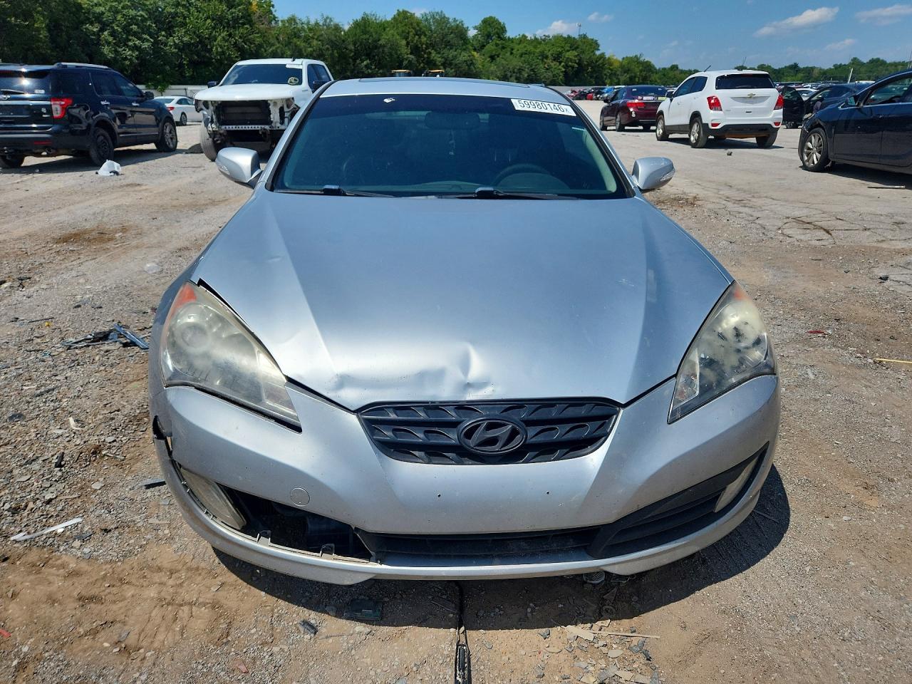 2012 Hyundai Genesis Coupe 3.8l Gray vin: KMHHU6KH6CU078322
