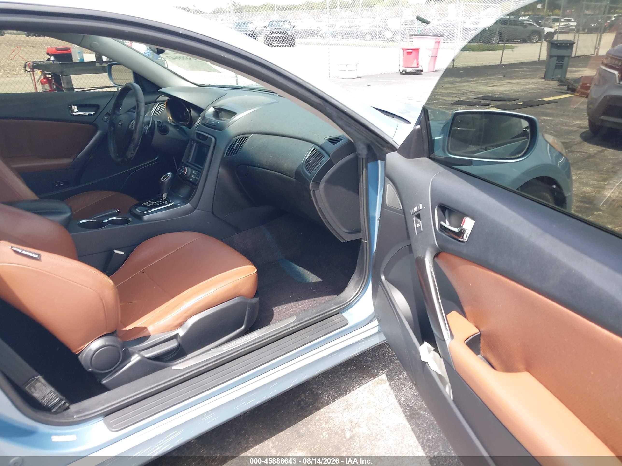 2011 Hyundai Genesis 3.8 Grand Touring Blue vin: KMHHU6KH7BU063293