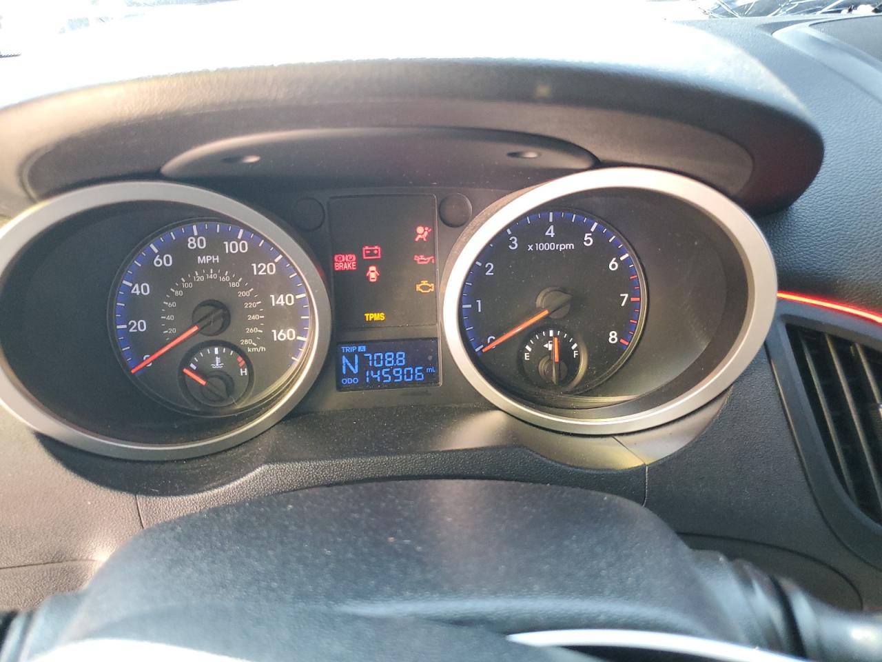 2010 Hyundai Genesis Coupe 3.8l Blue vin: KMHHU6KH8AU027899