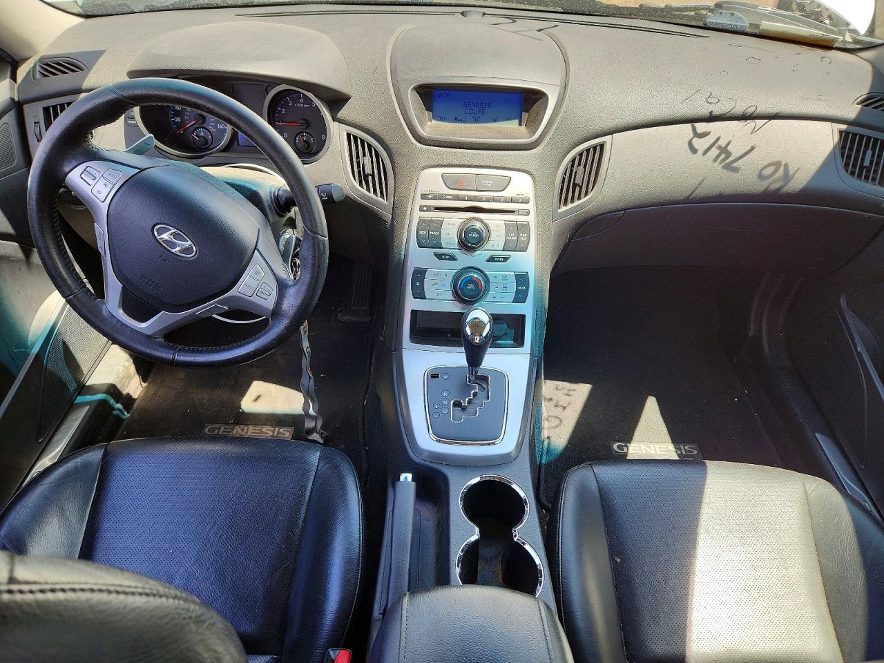 2010 Hyundai Genesis Coupe 3.8l Серебряный vin: KMHHU6KH8AU042399