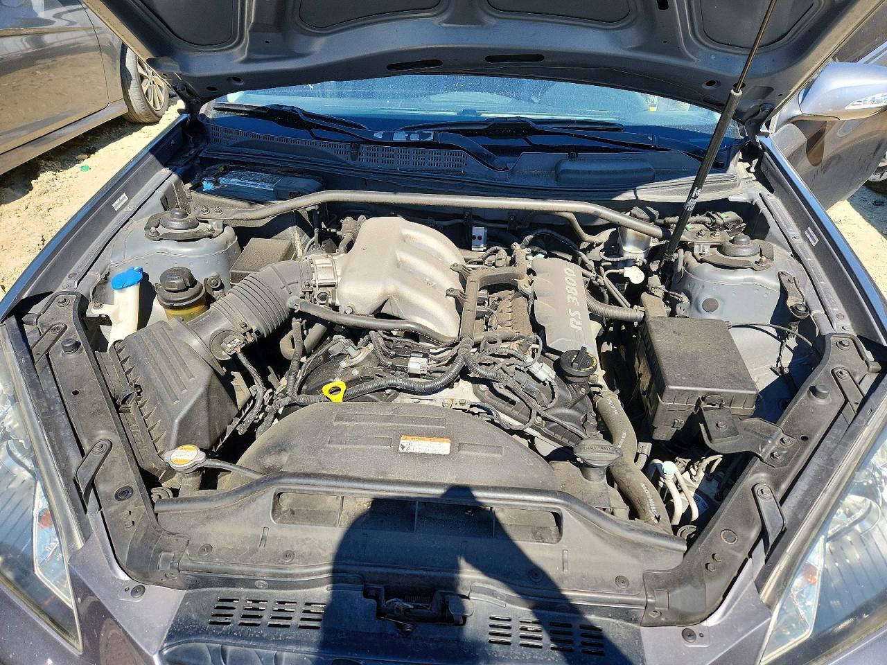 2010 Hyundai Genesis Coupe 3.8l Серый vin: KMHHU6KH9AU013087