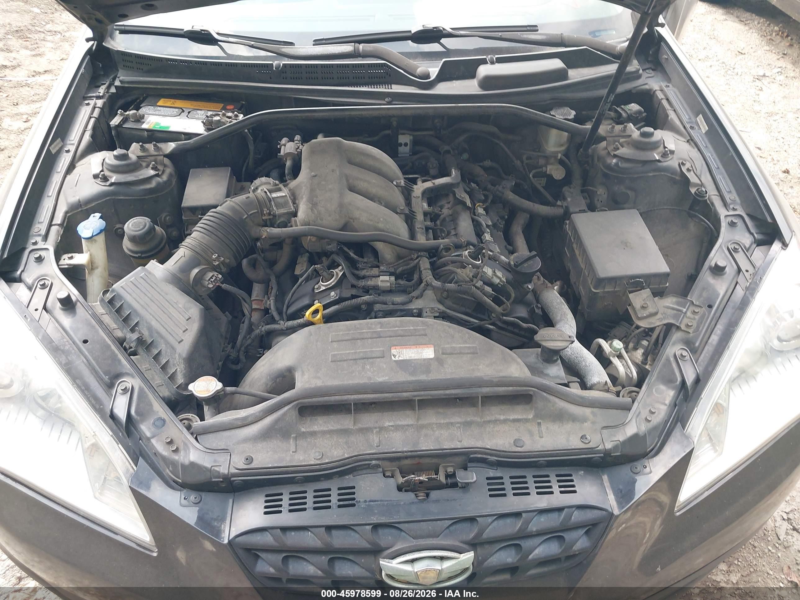 2010 Hyundai Genesis 3.8 Track Black vin: KMHHU6KH9AU027894